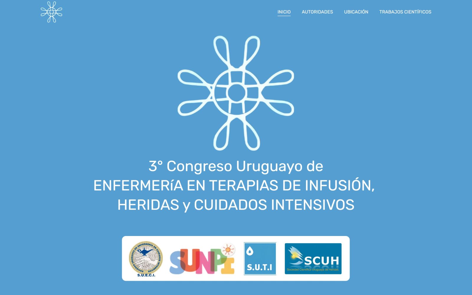 Captura del sitio del Congreso Intersociedades